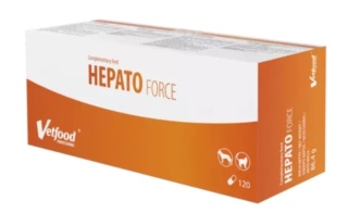 VETFOOD HEPATOforce 120 Kapsułek - Wsparcie Funkcji Wątroby u Zwierząt