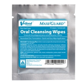 VETFOOD Maxi/Guard Oral Cleansing Wipes 10szt