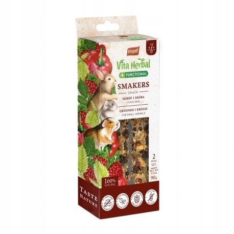 VITAPOL Vita Herbal Smakers Sierść i Skóra 2 szt