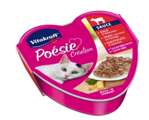 Vitakraft Poesie Karma Dla Kota Cielęcina Z Serem 85g