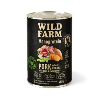 WILD FARM Monoprotein Pork 400g - hipoalergiczna karma dla psa