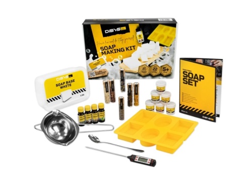 Zestaw Do Robienia Mydła DIY Z Bazą Glicerynową Białą 1kg