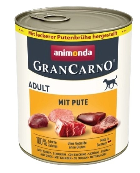 Animonda GranCarno Adult Dog Wołowina & Indyk 800g
