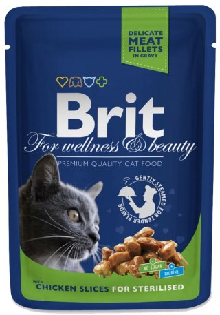 Brit Premium Cat Dla Dorosłych Kotów Sterylizowanych Z Kurczakiem 100g