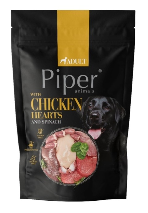 Dolina Noteci Piper Dla Psa Z Sercami Kurczaka I Szpinakiem 500g