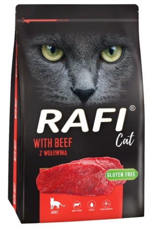 Dolina Noteci Rafi Cat Karma Sucha Dla Kota Z Wołowiną 7kg