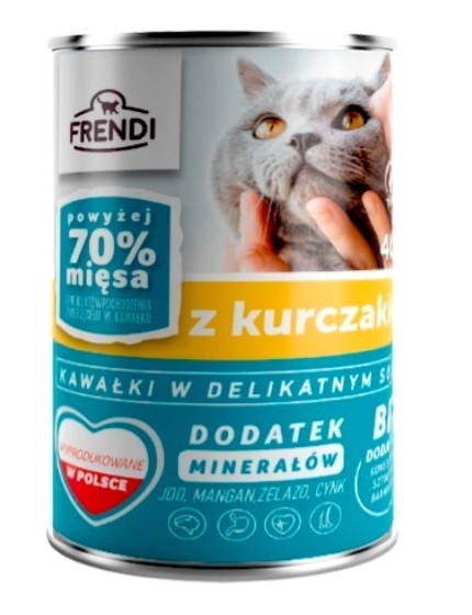 Frendi Kawałki W Delikatnym Sosie Z Kurczakiem 400g