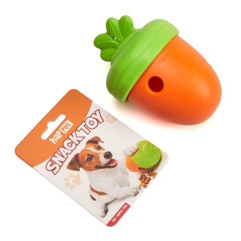 Silikonowa zabawka na przysmaki marchewka