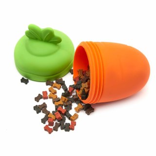 Silikonowa zabawka na przysmaki marchewka