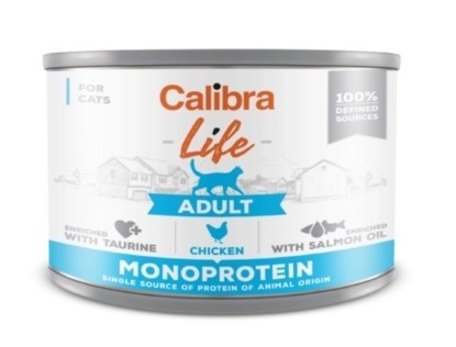 Calibra Cat Adult Life Karma Dla Kota Z Kurczakiem 200g