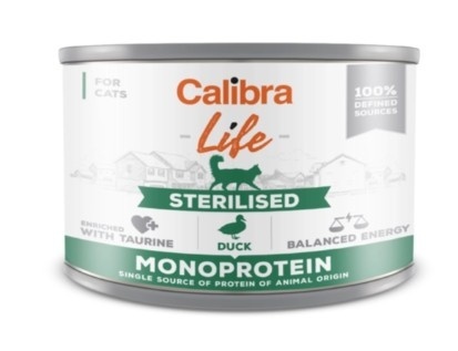 Calibra Cat Life Sterilised Karma Dla Kota Z Kaczką 200g