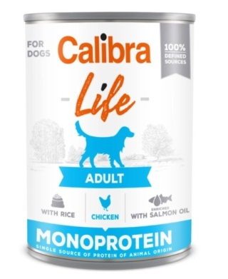 Calibra Dog Life Adult Chicken With Rice Karma Dla Psa 400g