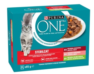 Purina One Sterilcat Karma Mokra Dla Kota Mix Smaków 12x85g