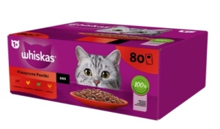 Whiskas Adult Saszetki Klasyczne Posiłki - Mokra Karma