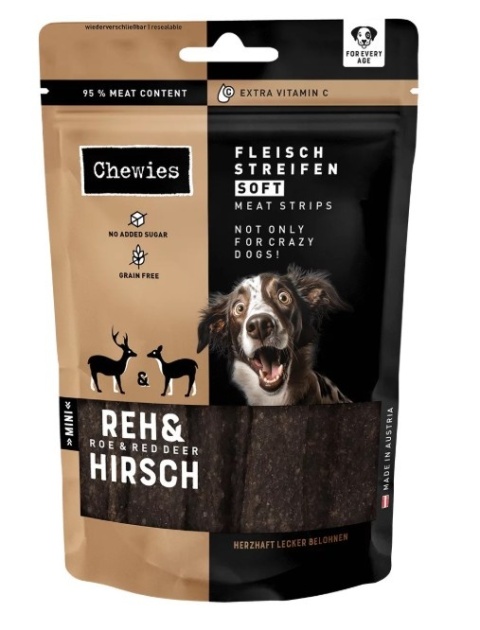 Chewies® Paski Mięsne Soft Sarna & Jeleń