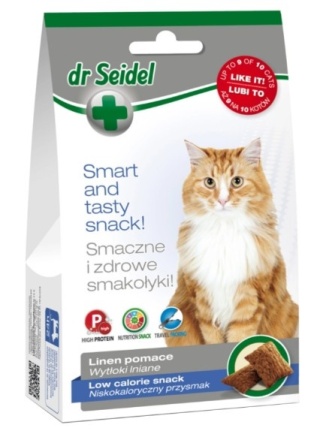 Laboratorium DermaPharm Dr Seidel Smakołyki Dla Kotów Niskokaloryczne 50g