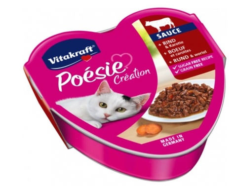 Vitakraft Poesie Karma Dla Kota Wołowina Z Marchewką 85g