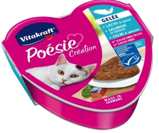 Vitakraft Poesie Karma Dla Kota Z Łososiem I Szpinakiem 85g