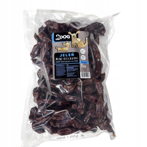2Dog Mini Kiełbaski JELEŃ 1 Kg