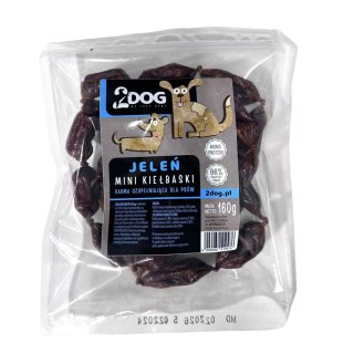 2Dog Mini Kiełbaski JELEŃ 160g