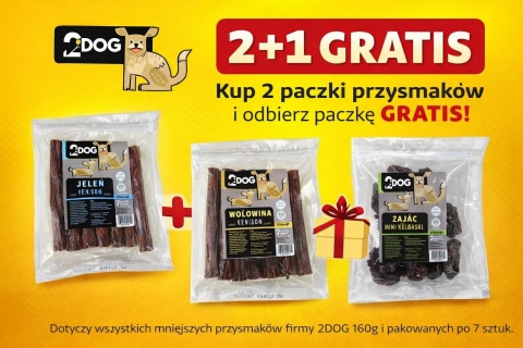 2Dog Mini kiełbaski KOŃ 160g