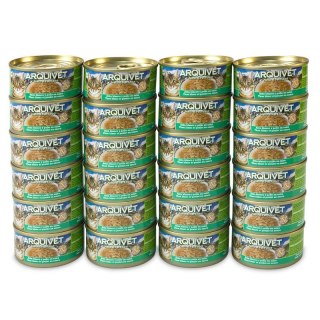 Arquivet Puszka dla kota o smaku tuńczyka z warzywami 24 x 80 g