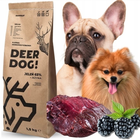 Deer Dog Jeleń z jeżynami 1,5 kg małe rasy sucha karma