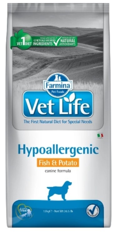 Farmina Vet Life Canine Hypoallergenic Fish&Potato 12kg