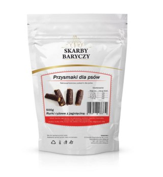 Skarby Baryczy rurki ryżowe z jagnięciną 500g
