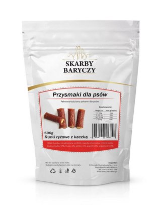 Skarby Baryczy rurki ryżowe z kaczką 500g