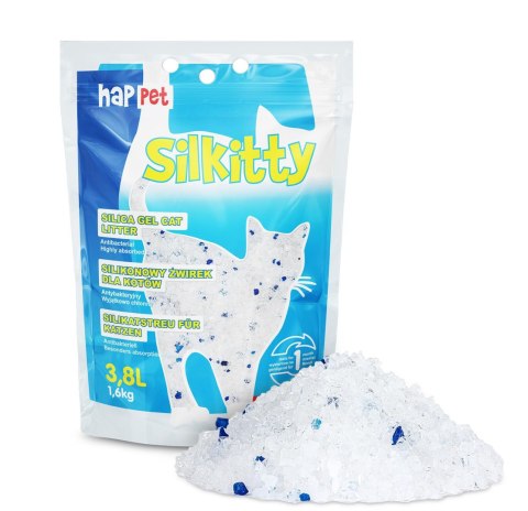 Żwirek SILKITTY Happet silikonowy 3,8l 1,5kg