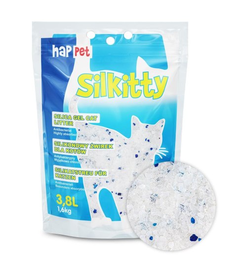 Żwirek SILKITTY Happet silikonowy 3,8l 1,5kg