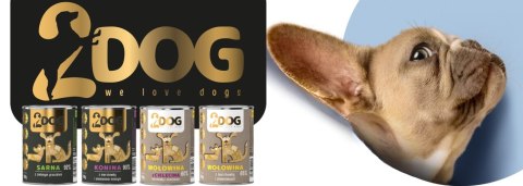 2Dog mokra karma wołowina z cielęcina 800g