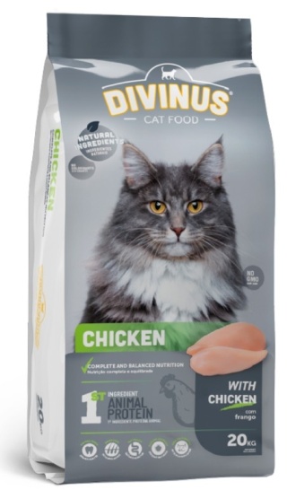 Divinus Cat Meat Chicken dla kotów dorosłych 2kg
