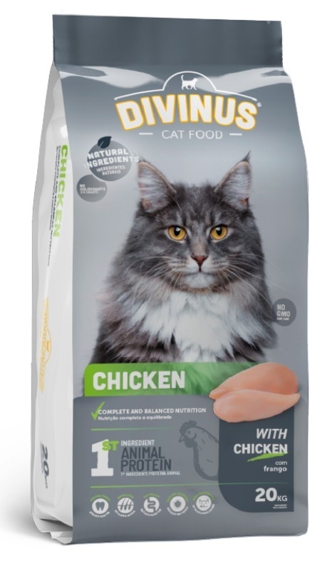 Divinus Cat Meat Chicken dla kotów dorosłych 2kg