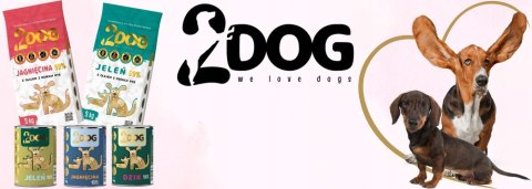 SUCHA KARMA DLA PSA 2Dog JAGNIĘCINA 12kg ZIMNOTŁOCZONA HIPOALERGICZNA MONO