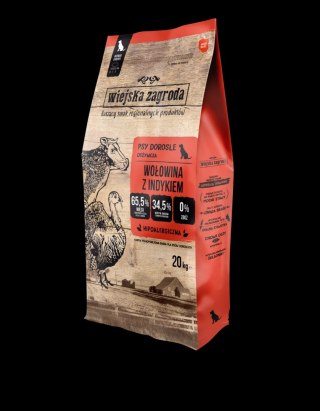Wiejska Zagroda Wołowina Z Indykiem 20kg