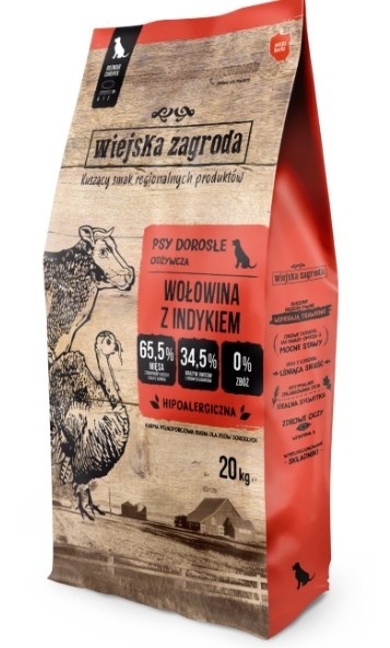 Wiejska Zagroda Wołowina Z Indykiem 20kg