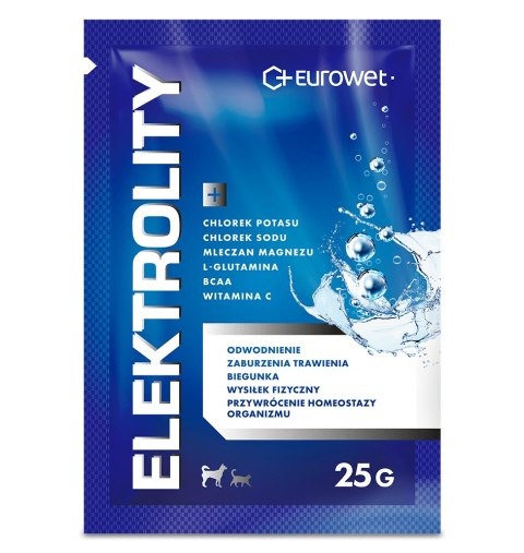 EUROWET Elektrolity dla psa i kota 25g