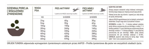 Tundra Select Dog 11,4 kg - biologicznie odpowiednia karma dla psów w każdym wieku