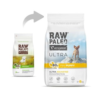 Vetexpert Raw Paleo Ultra Karma Dla Szczeniąt Małych Ras Indyk 8kg