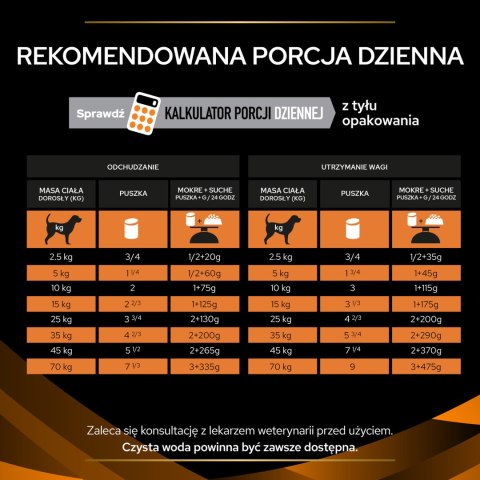 PRO PLAN Veterinary Diets OM Obesity Management Karma mokra dla psa mus 400g