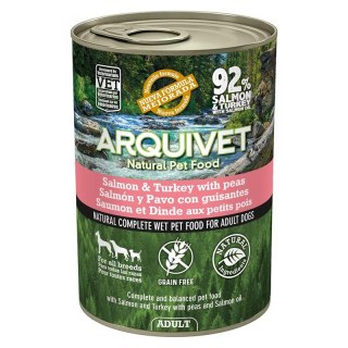 Arquivet mokra karma dla psa z łososiem i indykiem 400G