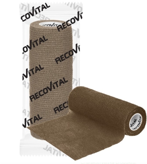 Bandaż kohezyjny 15 cm x 4,5m brązowy