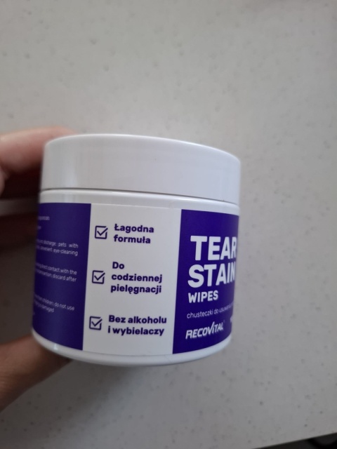 Tear Stain Wipes - chusteczki do oczu 100 szt