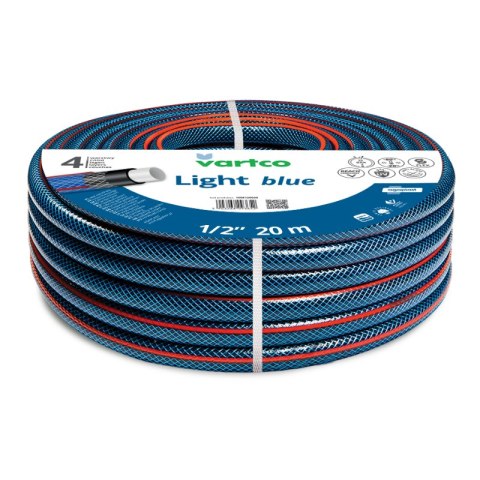 Wąż ogrodowy VARTCO LIGHT BLUE 3/4" 30mb