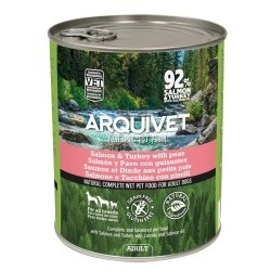 ARQUIVET mokra karma dla psa z łososiem i indykiem 6x 800G
