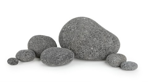 Lawa czarna otoczaki pebbles 7-9cm 1 kg Lawa czarna otoczaki pebbles 7-9cm 1 kg