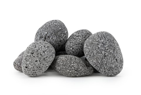 Lawa czarna otoczaki pebbles 7-9cm 1 kg Lawa czarna otoczaki pebbles 7-9cm 1 kg