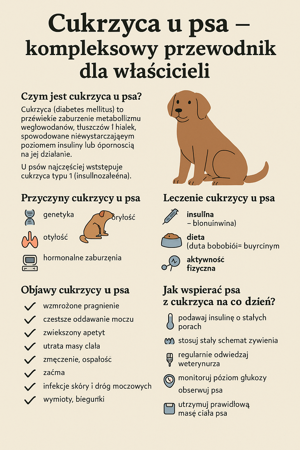 Cukrzyca u psa – kompleksowy przewodnik dla właścicieli
